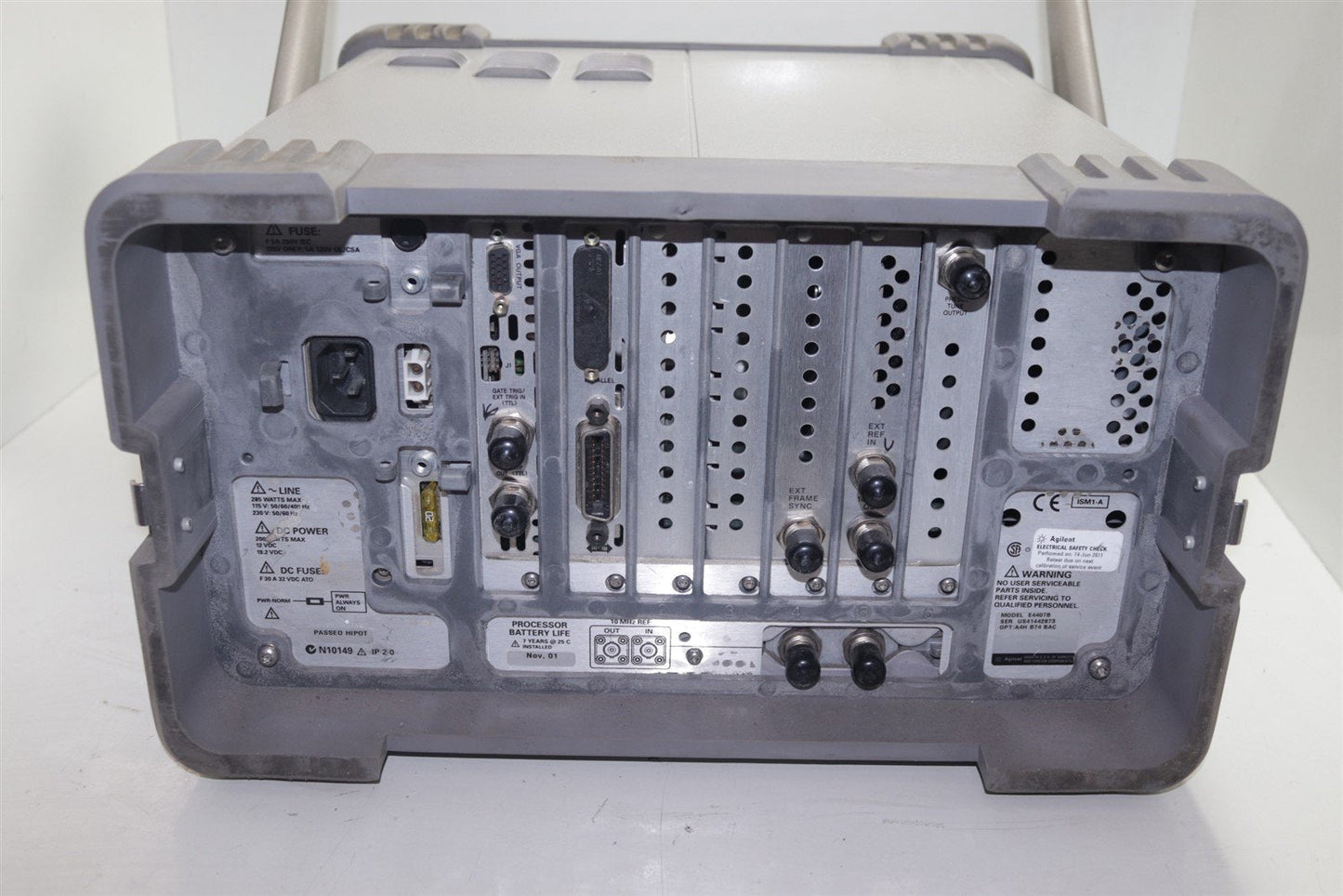 HP Agilent Keysight E4407B Spectrum Analyzer 9 kHz - 26.5 GHz OPT A4H B74 BAC
