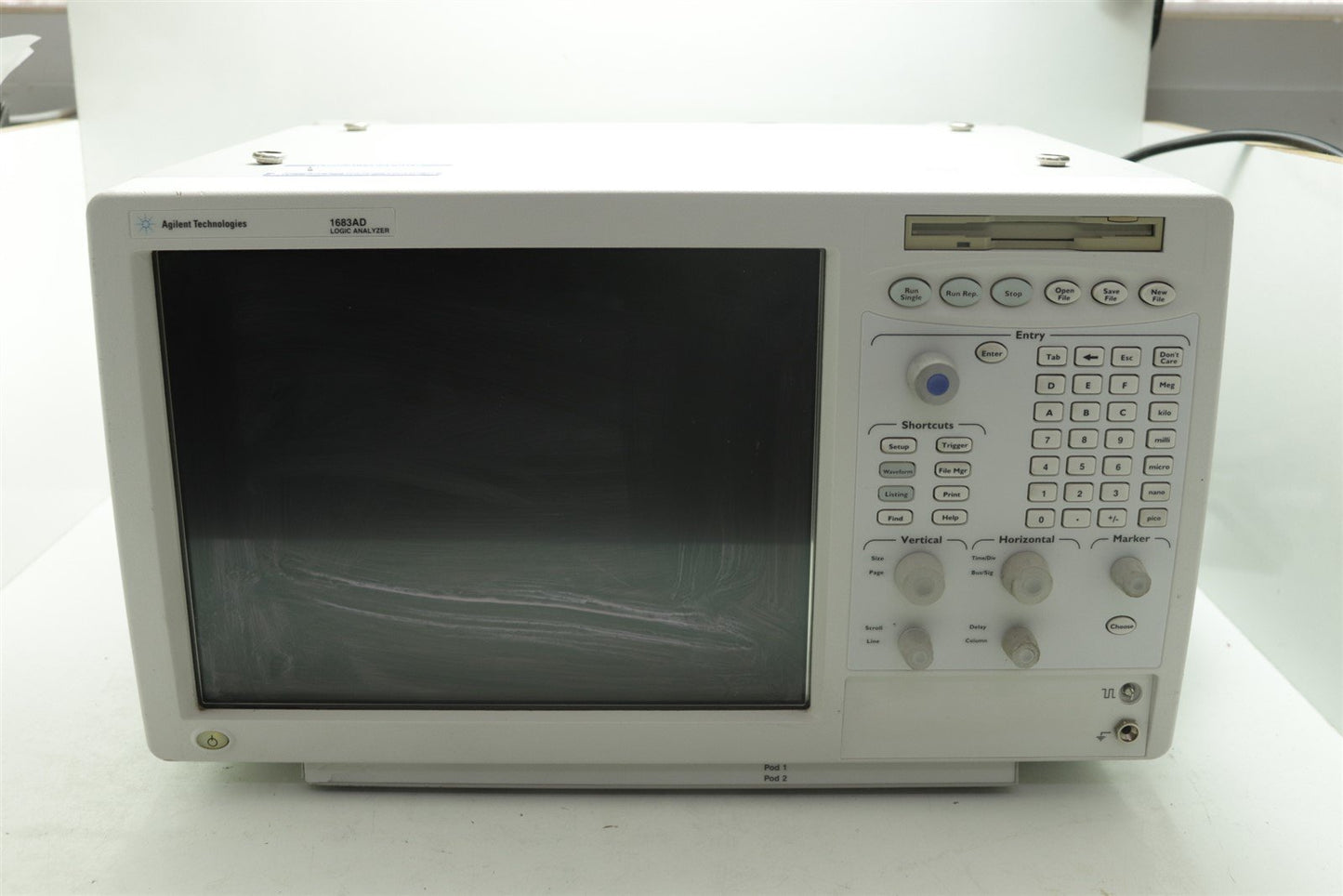 Agilent 1683AD Logic Analyzer 34 Channels LA 2MG Option Tested Working