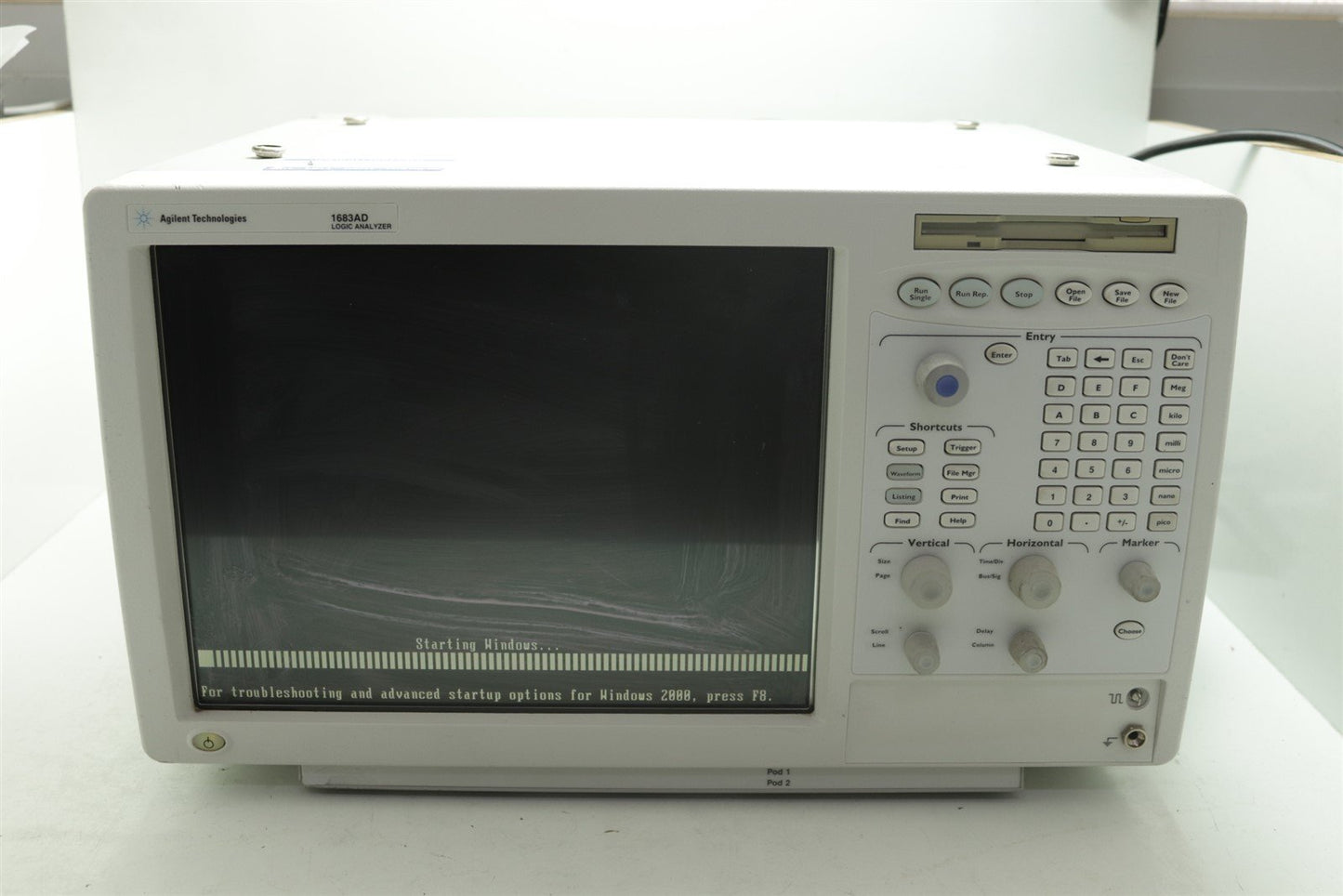 Agilent 1683AD Logic Analyzer 34 Channels LA 2MG Option Tested Working