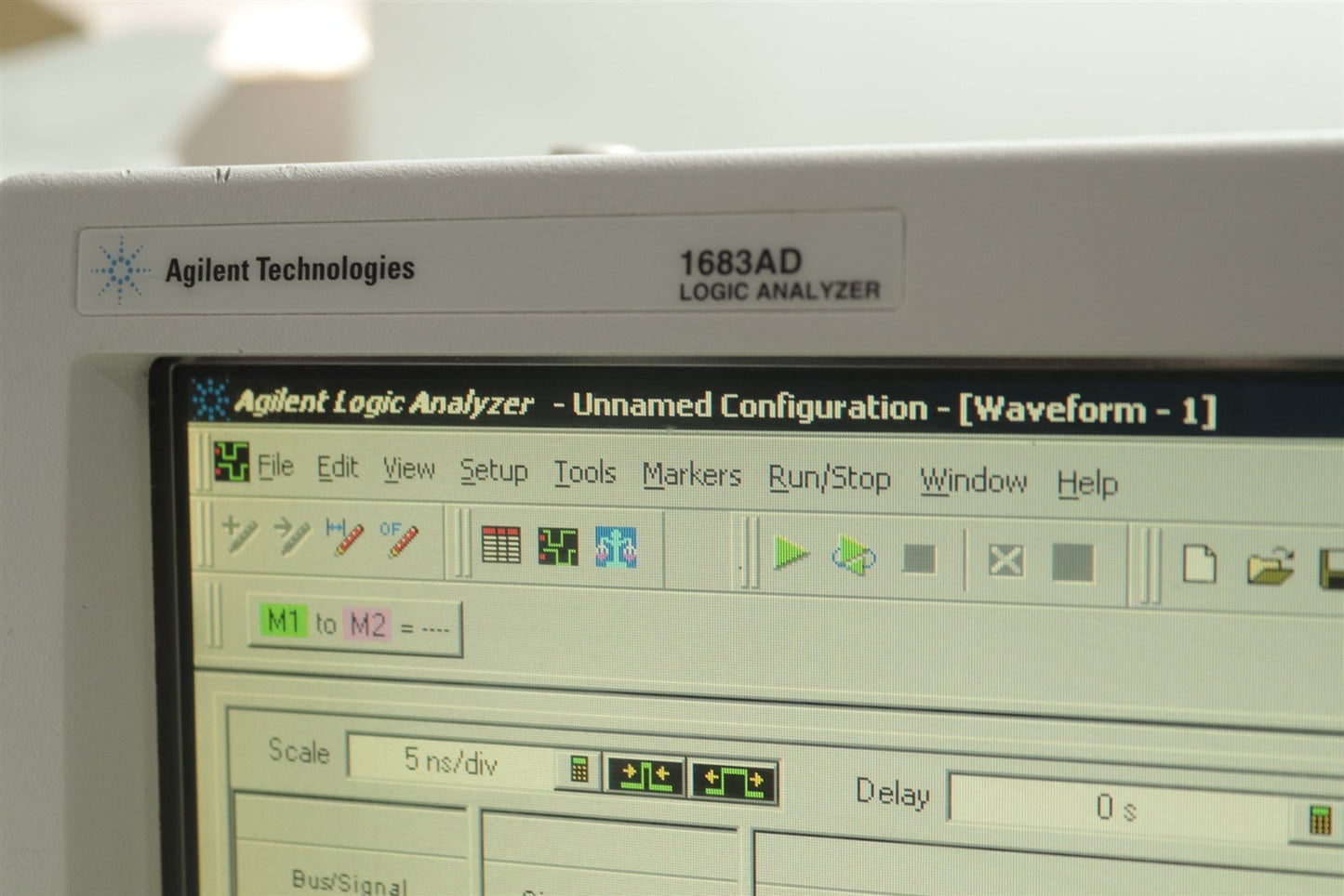 Agilent 1683AD Logic Analyzer 34 Channels LA 2MG Option Tested Working