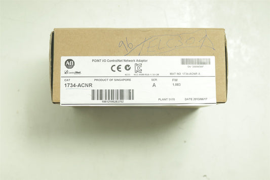 Allen Bradley 1734-ACNR New Factory Sealed Point I/O ControlNet Network Adaptor