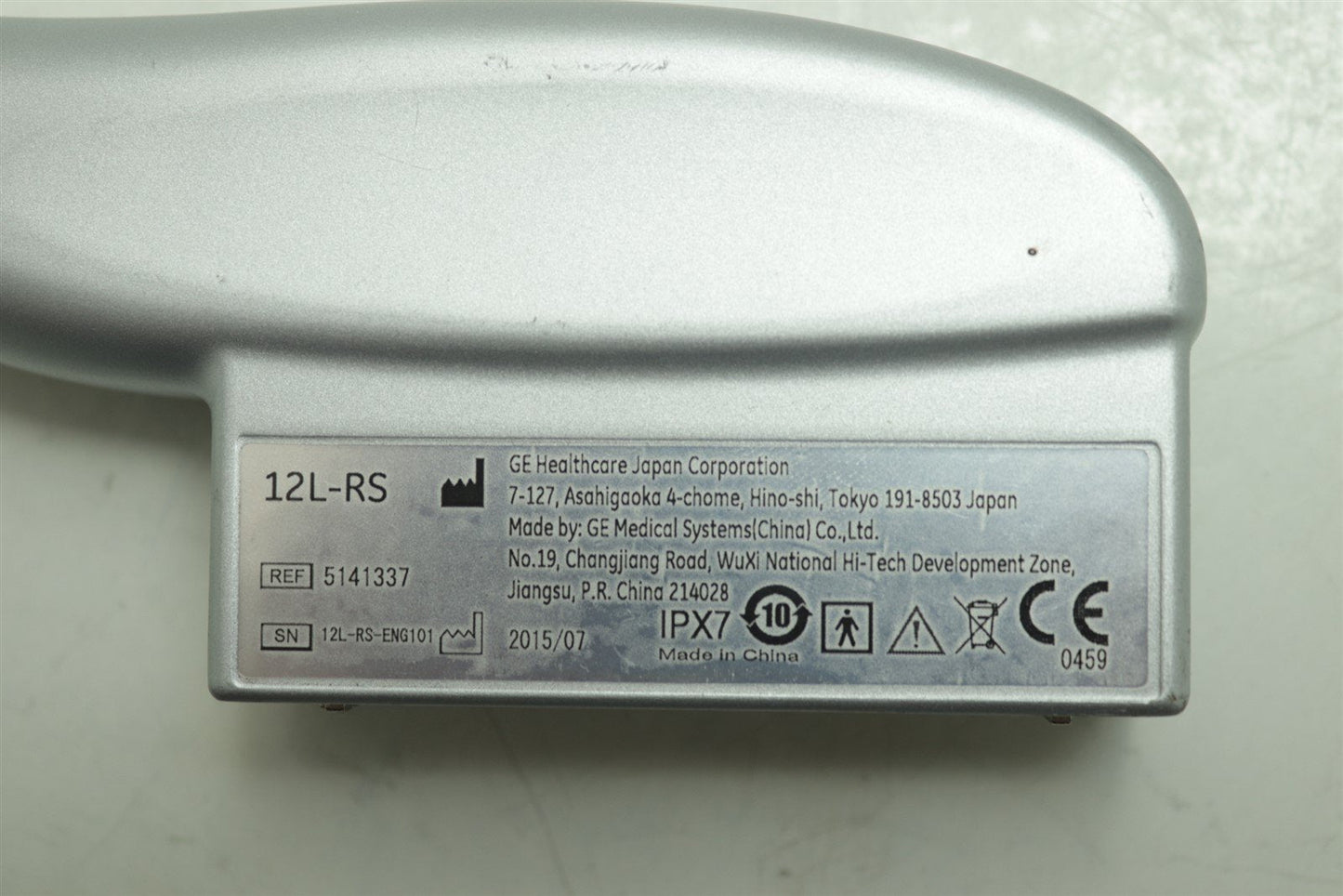GE 12L-RS Linear Transducer Ultrasound Probe 5141337