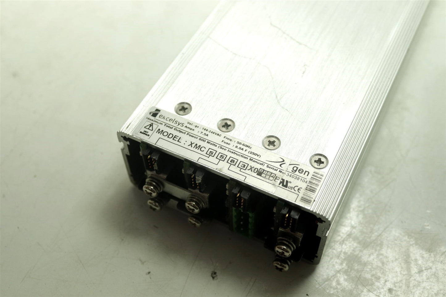 TESTED Syneron Candela Excelsys XMC XMC5583X00B 600W Power Supply