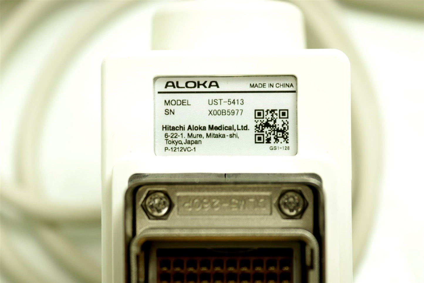 Hitachi Aloka UST-5413 Linear ultrasound transducer probe Tested