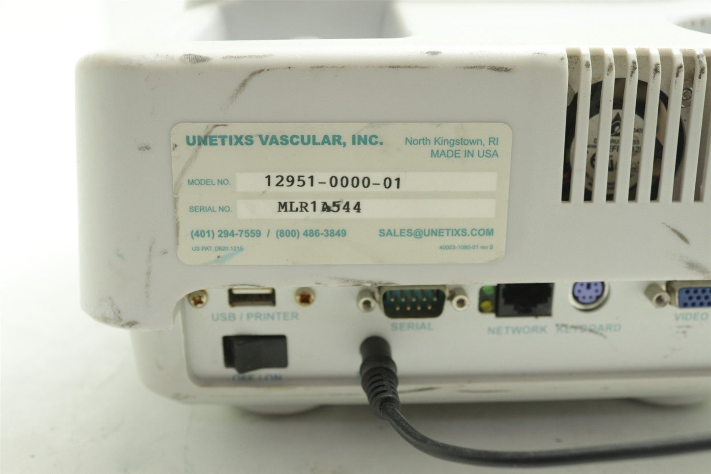 Unetixs Revo 12951-0000-01 Peripheral Vascular Tested