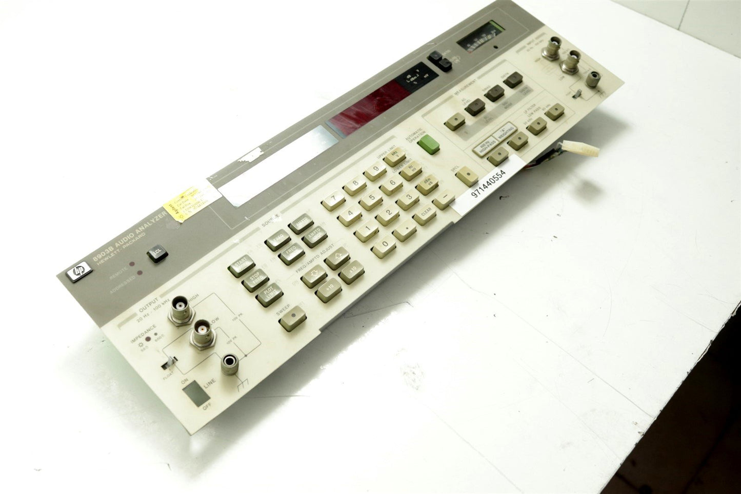 HP Agilent 8903B Audio Analyzer Front Panel Assy