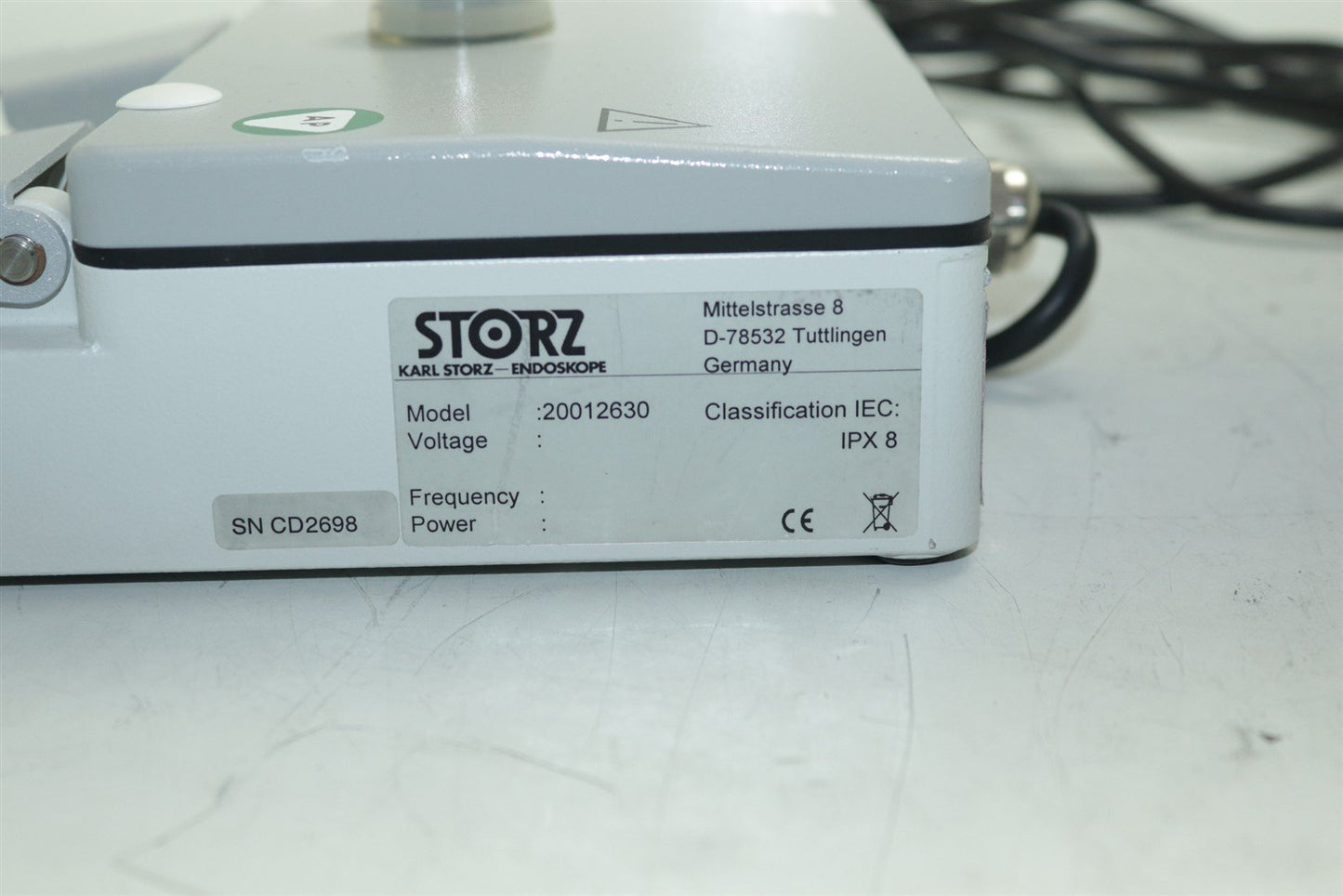 Karl Storz 2 Foot Pedal 20012630
