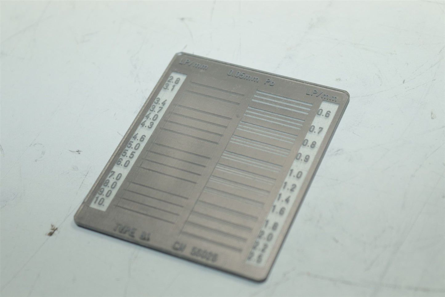 X-Ray Dental Phantom Calibration 4mm Plate Al QC CR DR Test