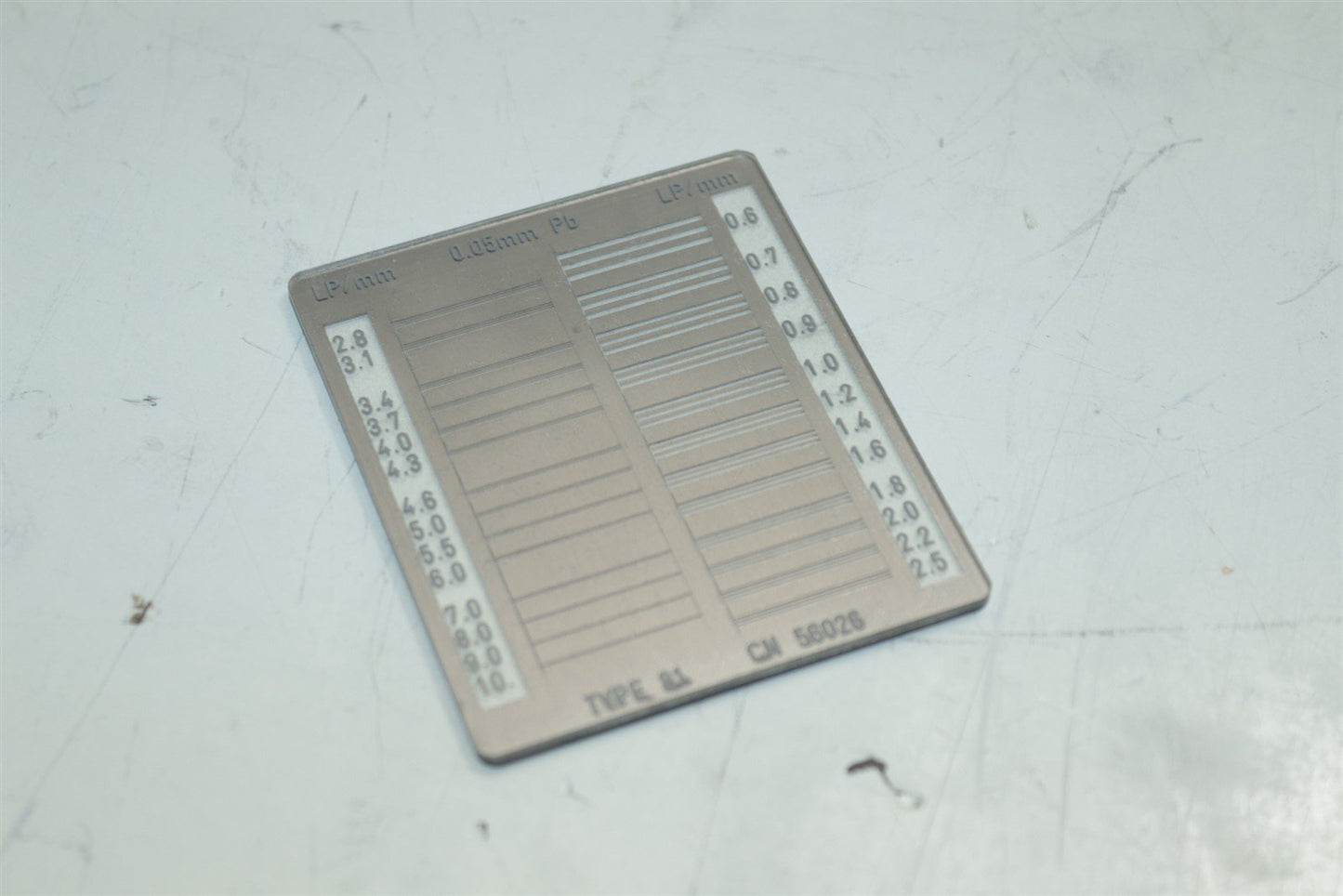 X-Ray Dental Phantom Calibration 4mm Plate Al QC CR DR Test