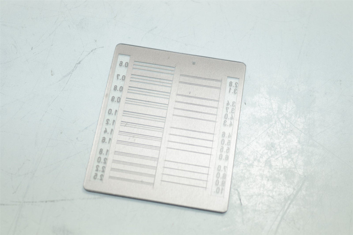 X-Ray Dental Phantom Calibration 4mm Plate Al QC CR DR Test