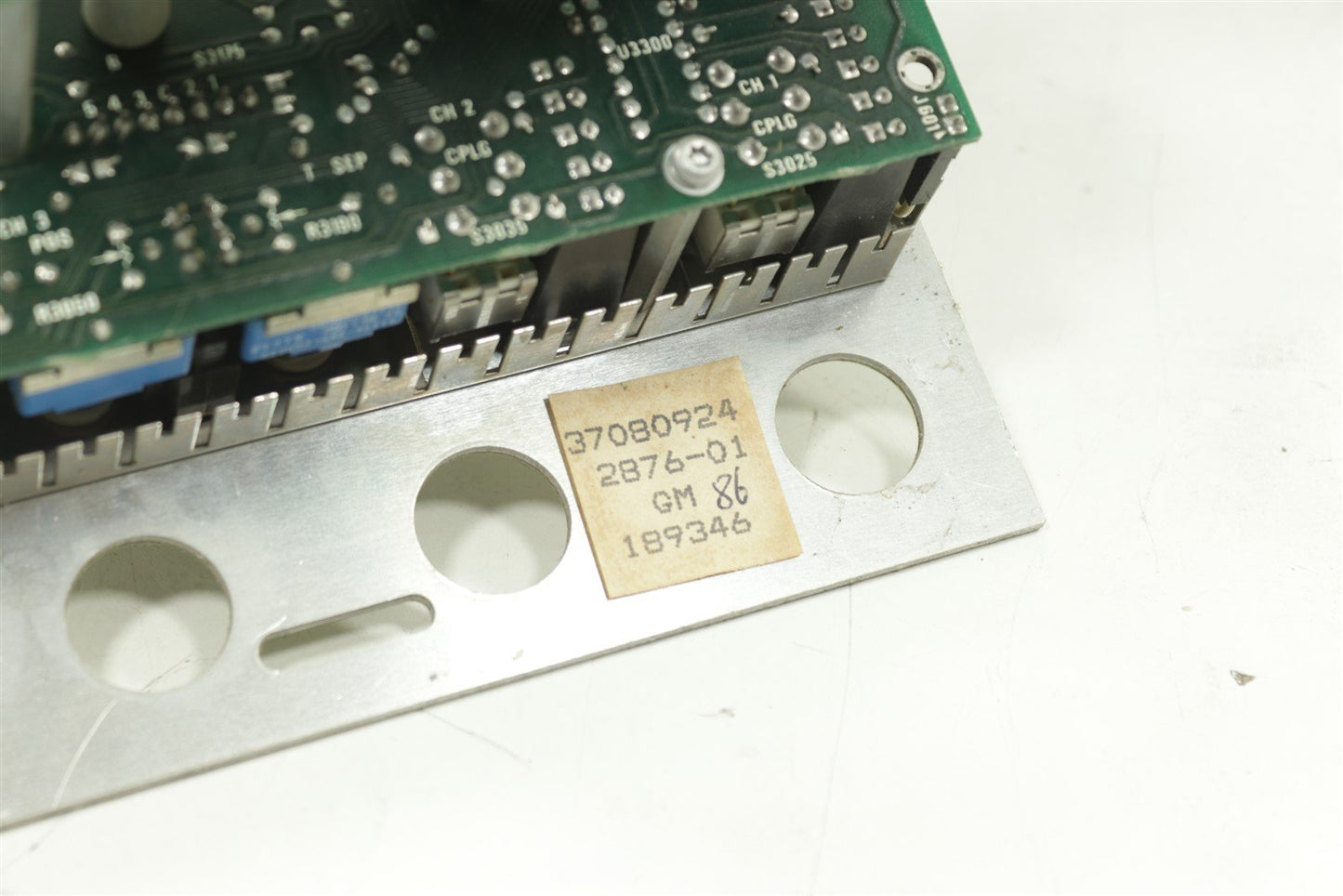 Tektronix 2440 Oscilloscope Keyboard Front Panel