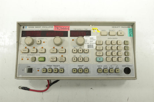 Hp Agilent 8350B Sweep Oscillator Front Panel