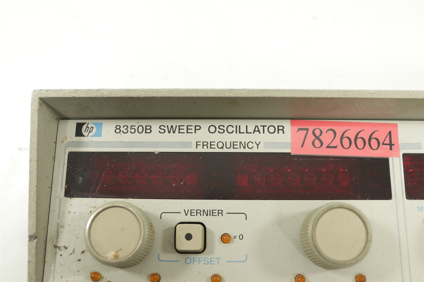 Hp Agilent 8350B Sweep Oscillator Front Panel