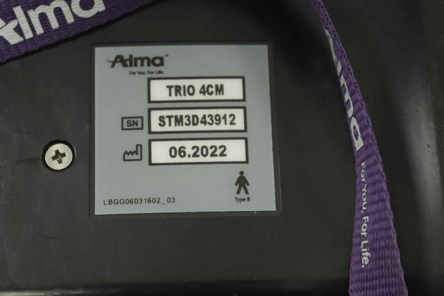Alma Laser HandPiece Trio 4CM Harness CABLE ONLY