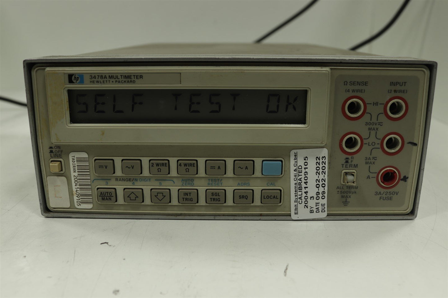 HP 3478A Multimeter 5.5 Digit TESTED