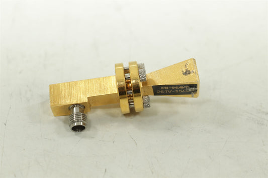 Mi-Wave WR15 Horn Antenna 261V-15/385 w/ WR-15 Waveguide 410V/385/1.85mmF