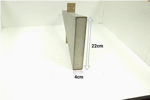 WR151 RF Microwave C Type Waveguide Horn Antenna L- 22cm W- 4cm H- 49.5cm