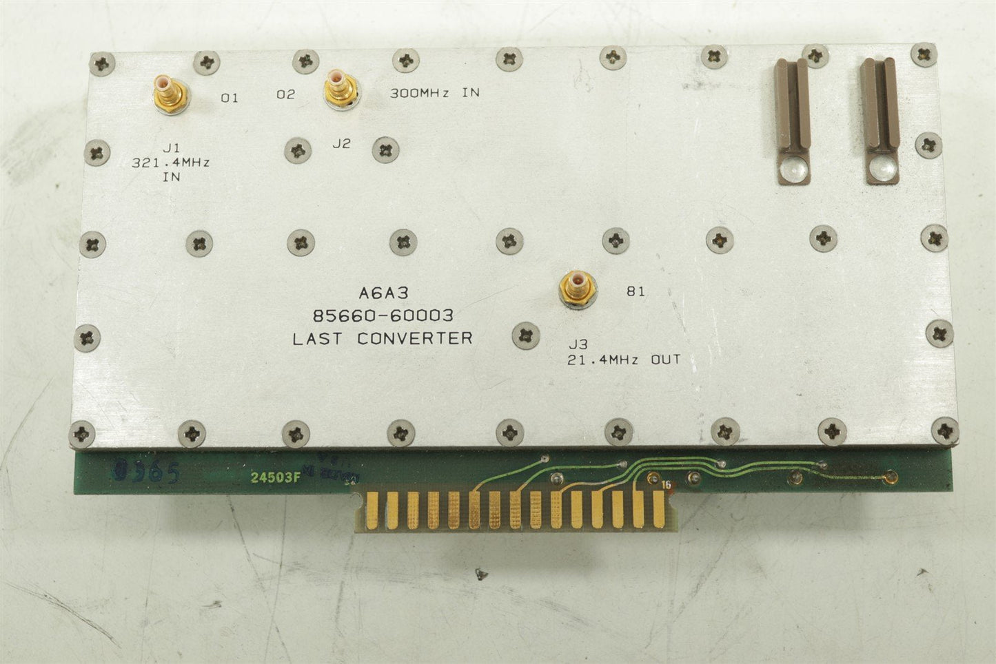 HP 8566B Spectrum Analyzer 100Hz-2.5GHz/2-22GHz Last Converter 85660-60003