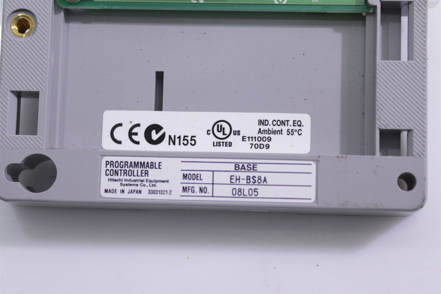 Hitachi EH-150 Programmable Controller Base Unit EH-BS8A