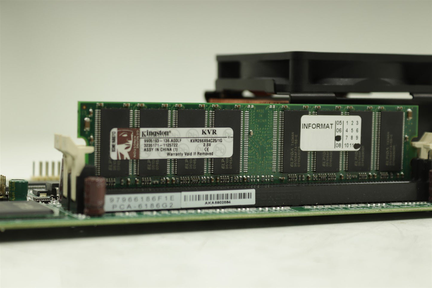 Advantech PCA-6186 REV B2 industrial main board 1Gb RAM 2.65GHz CPU