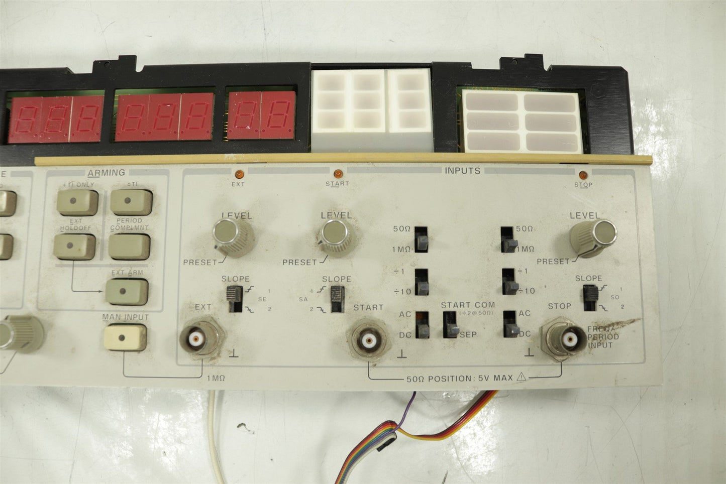 HP / Agilent 5370B Universal Time Interval Counter Front Panel Assy