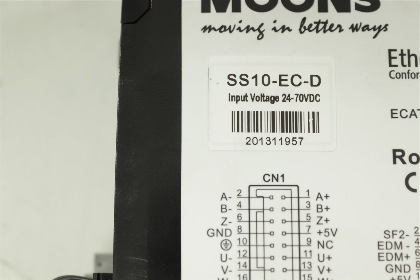 Moons SS10 EC D Step Servo Drive Used UMP