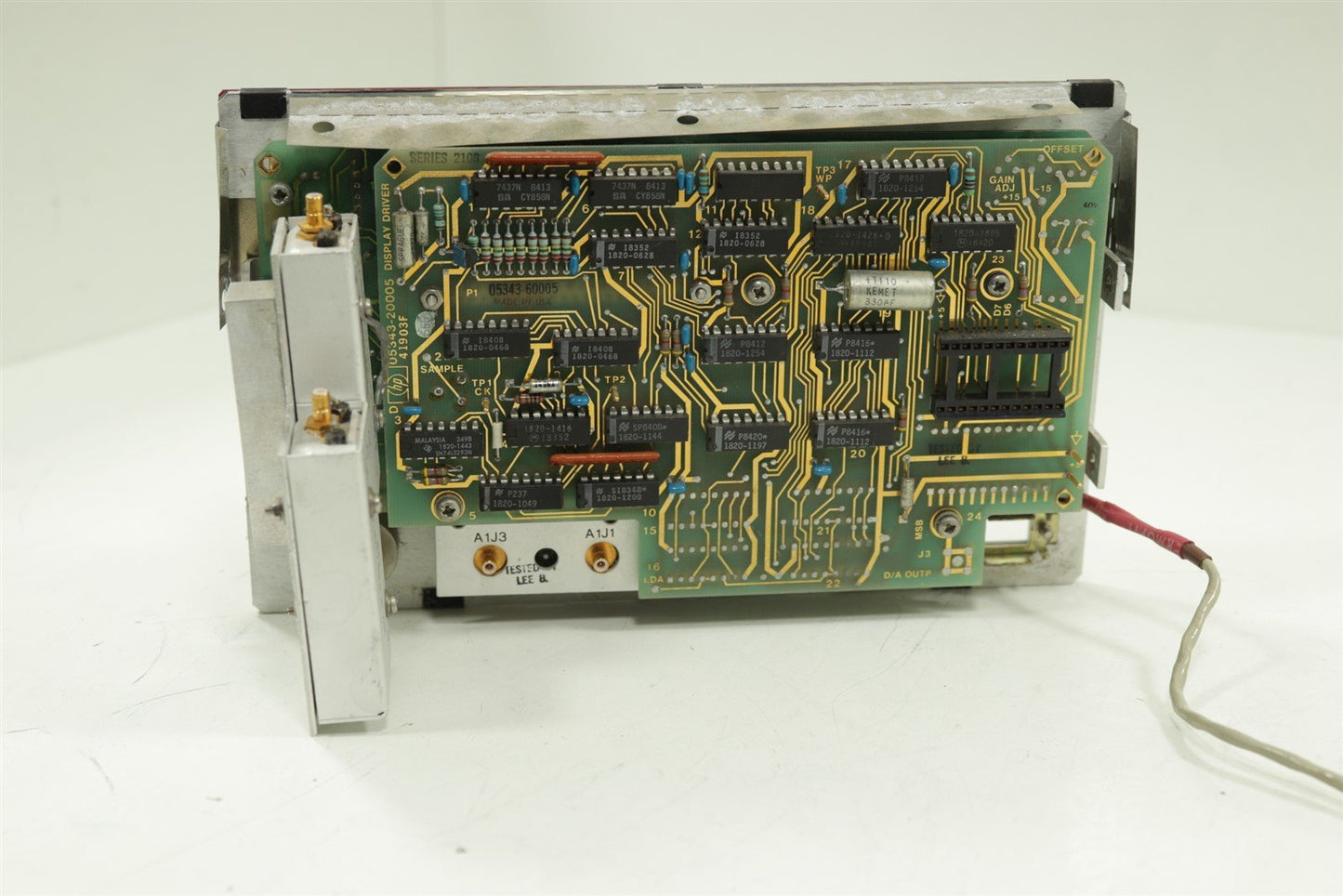 HP Agilent 5342A Microwave Frequency Counter front panel