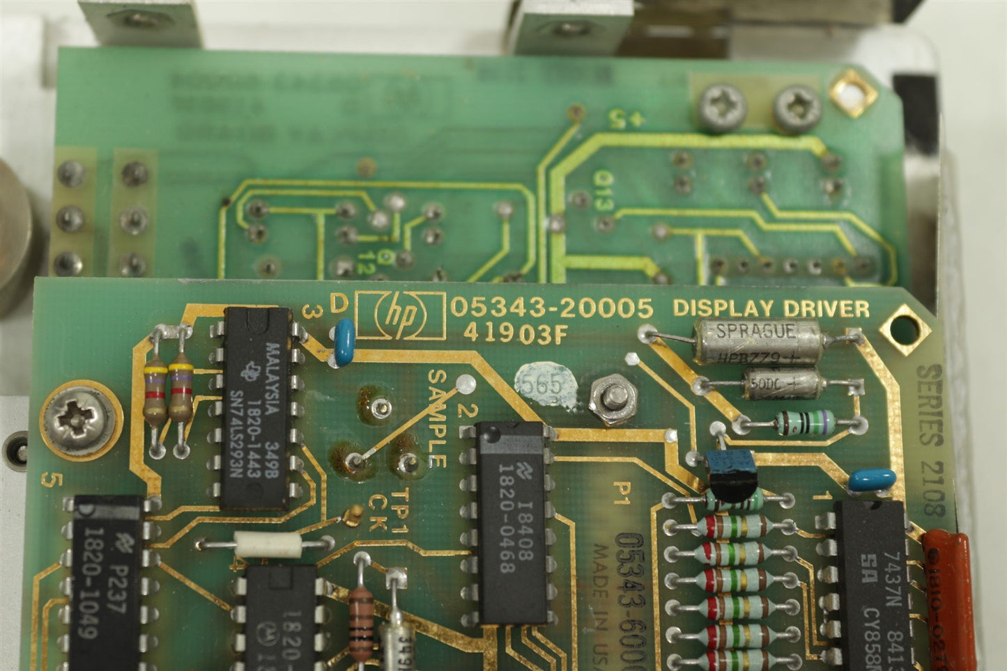 HP Agilent 5342A Microwave Frequency Counter front panel