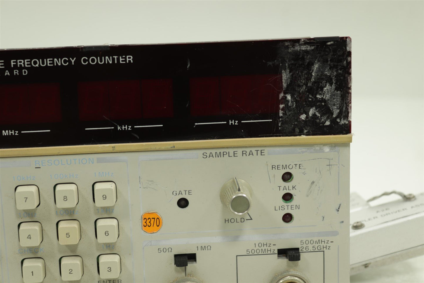HP Agilent 5342A Microwave Frequency Counter front panel