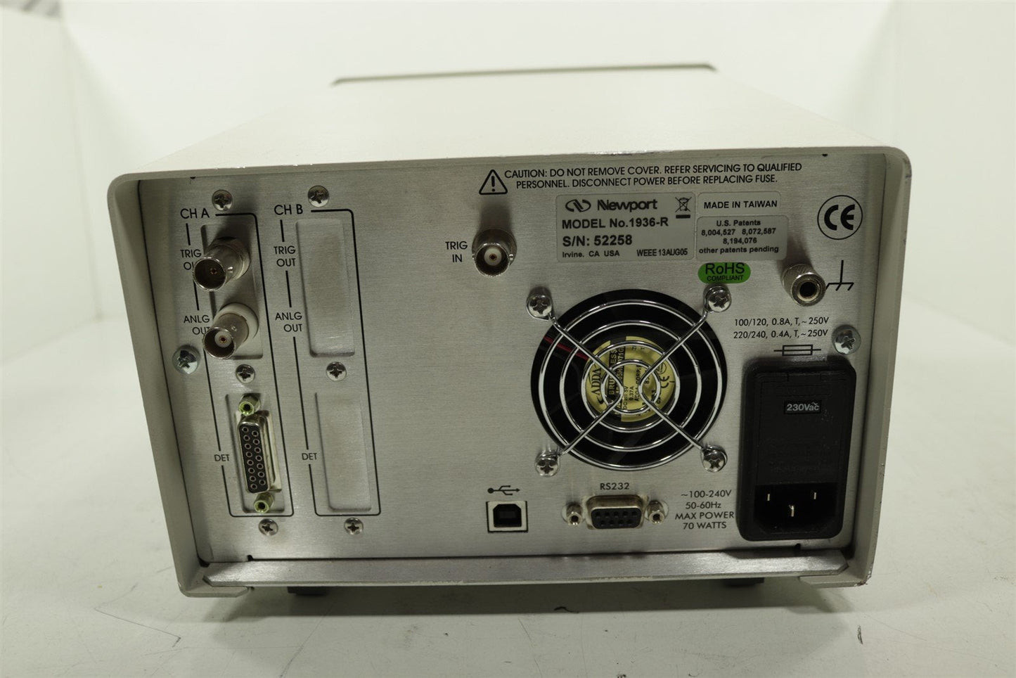 Newport Optical Power Meter 1936-R FOR PARTS
