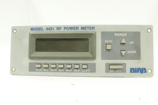 Bird Model 4421 Rf Power Meter Front Panel