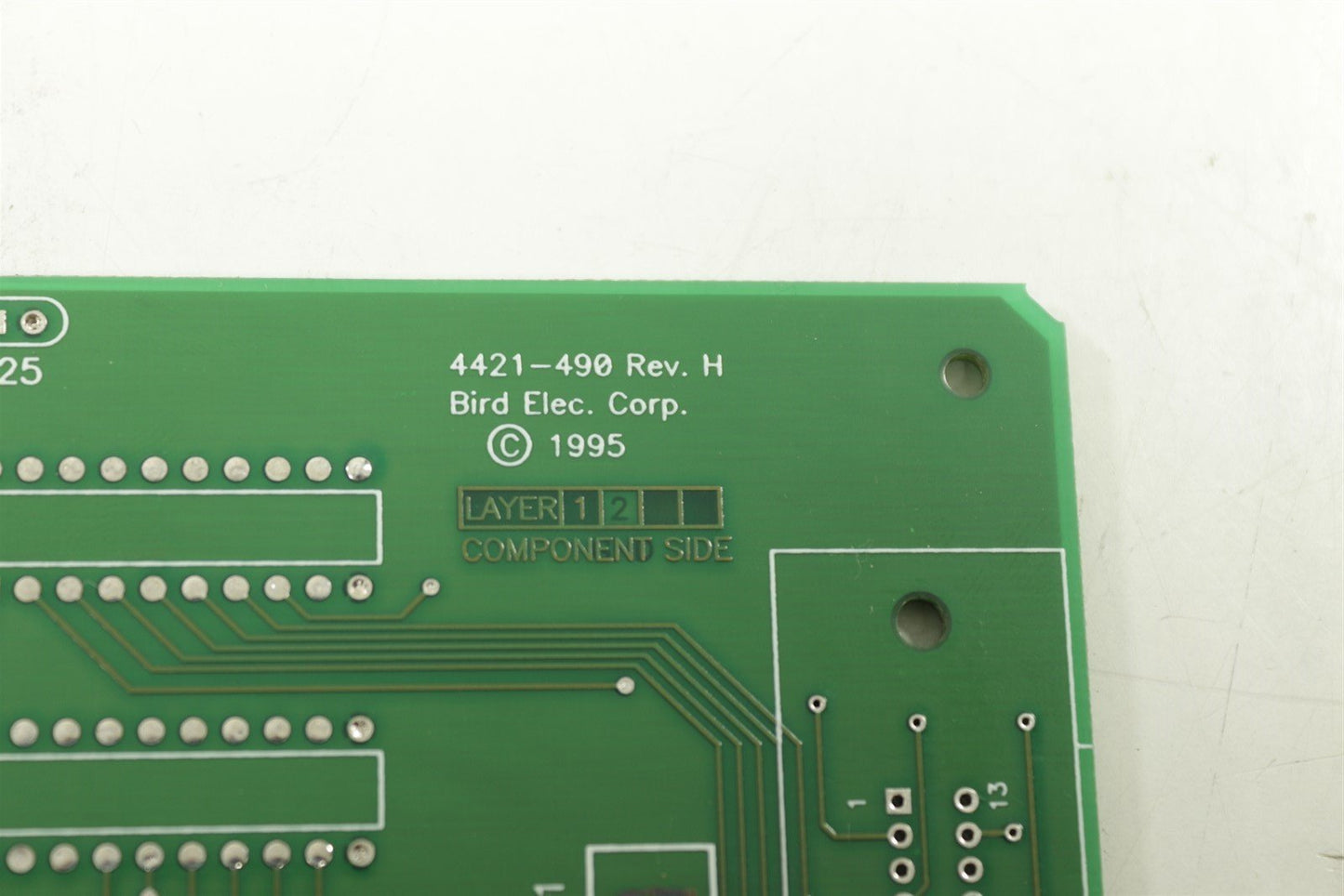 Bird Model 4421 Rf Power Meter Control Panel 4421 490