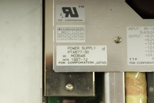 Advantest R3463 Modulation Spectrum Analyzr Power supply MO3546