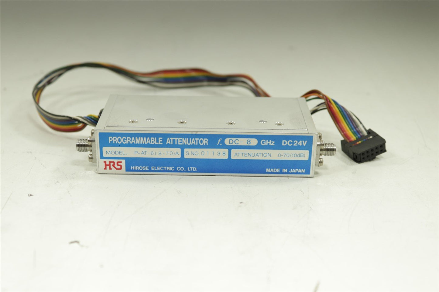 HRS Hirose P-AT-6 Attenuator, 0-70db.