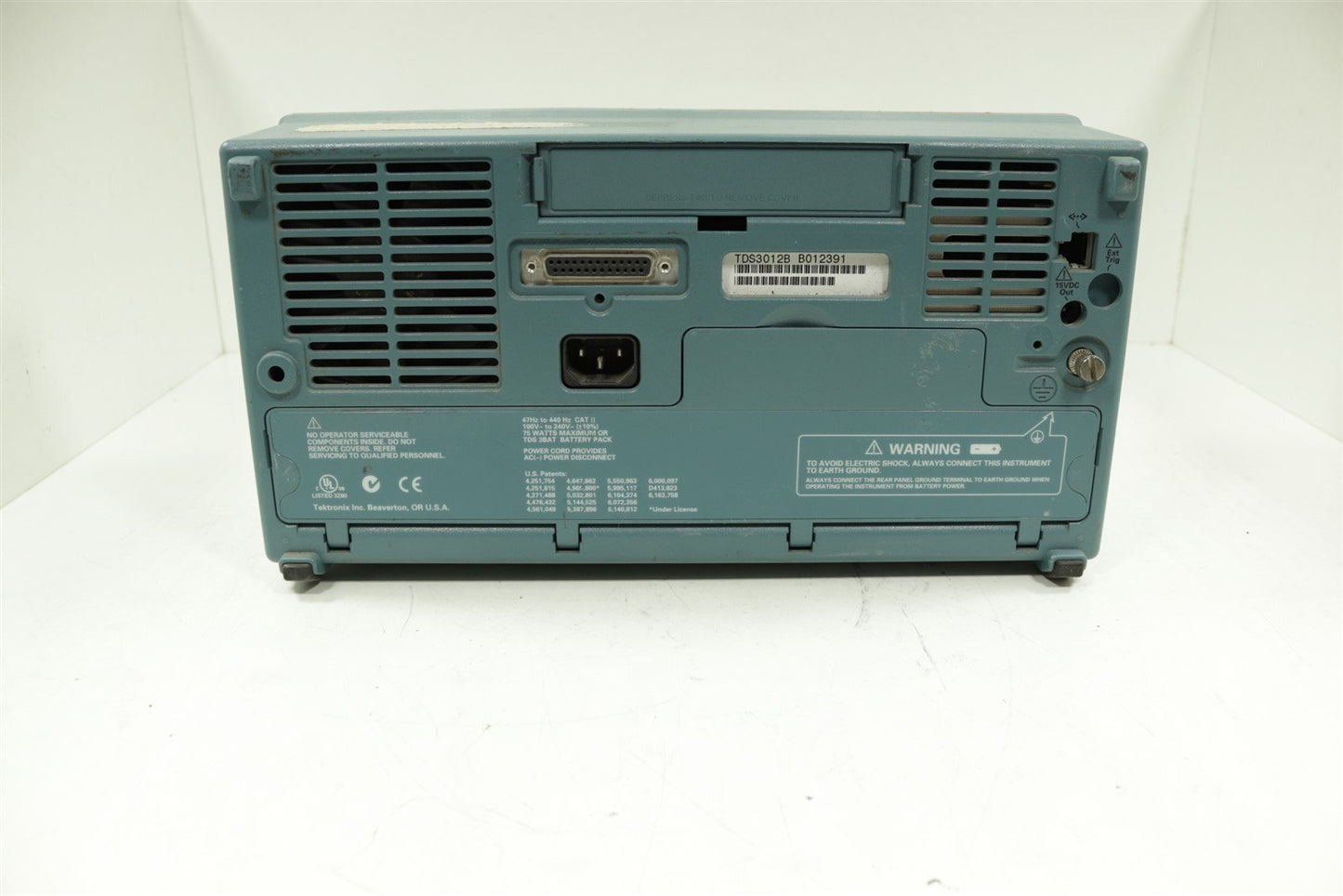 Tektronix TDS3012B Digital Phosphor Oscilloscope 100Mhz 1.25GS For Parts