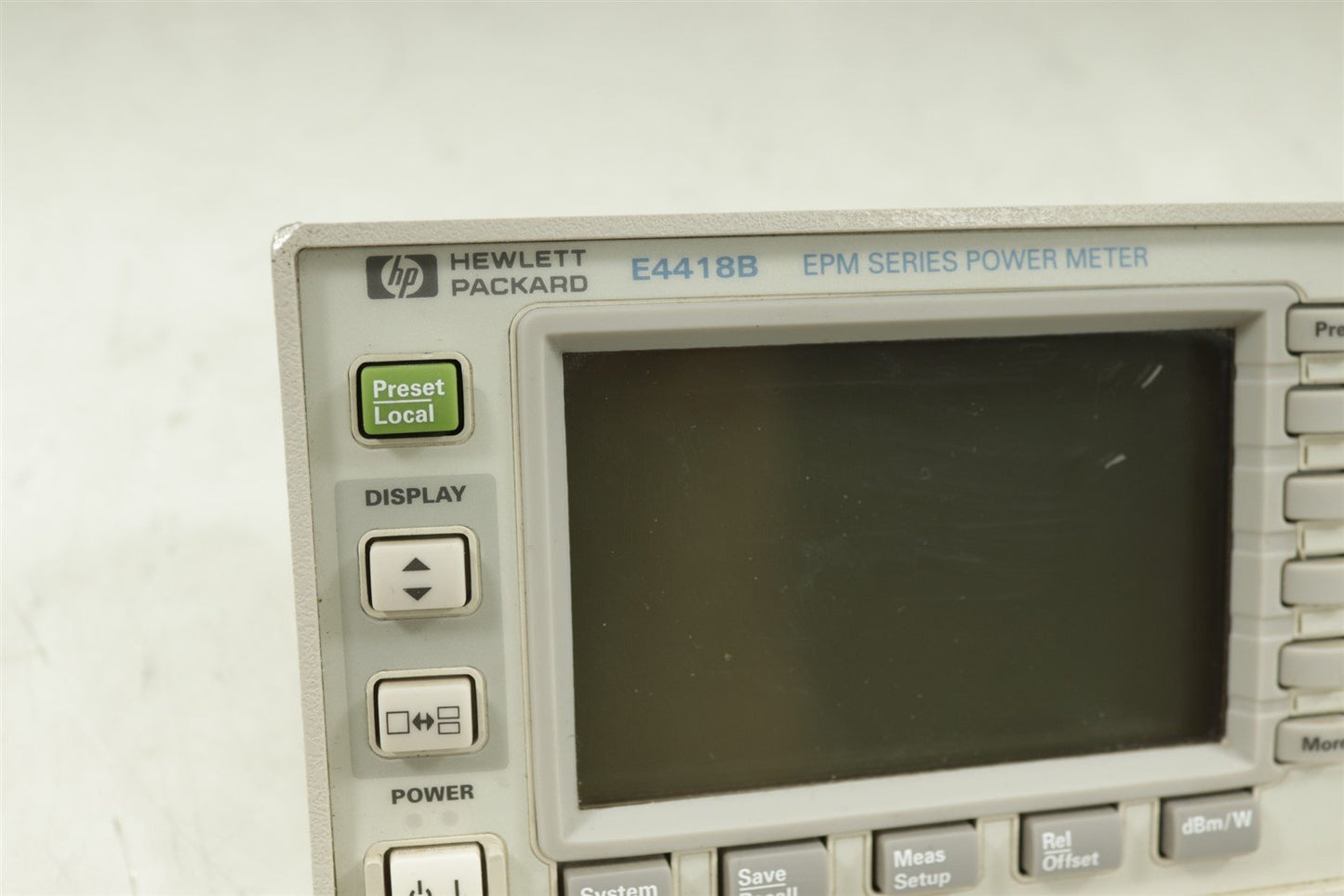 HP Agilent E4418B Front Panel Display Assy