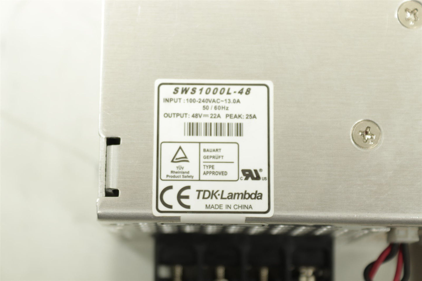 TDK Lambda SWS1000L-48 Power Supply 240VAC 13A