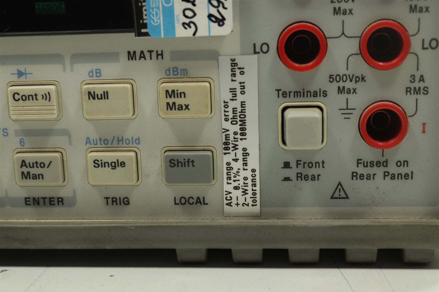 HP Agilent 34401A Multimeter !!NO Calibration!!