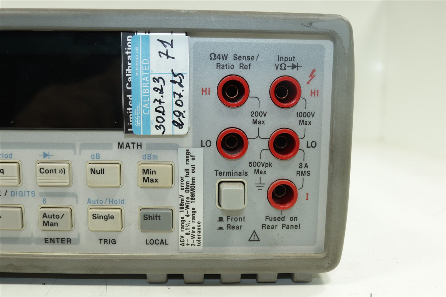 HP Agilent 34401A Multimeter !!NO Calibration!!
