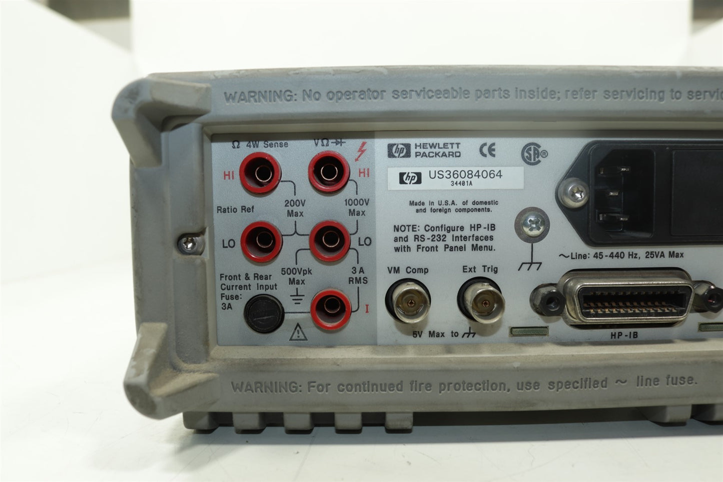 HP Agilent 34401A Multimeter !!NO Calibration!!