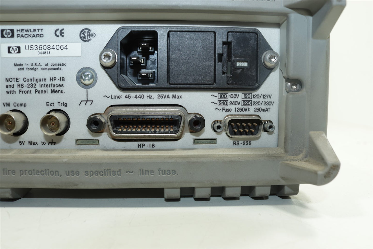 HP Agilent 34401A Multimeter !!NO Calibration!!