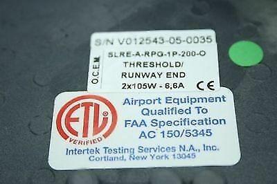 NEW NIB ETL IRTEL Inset Airport Runway Light Threshold/End Center 2x105 Watts