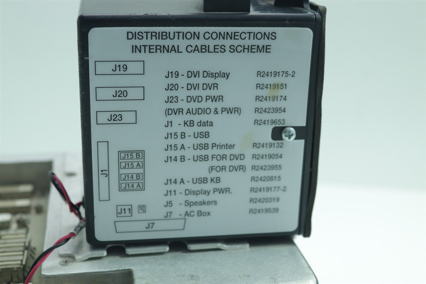 GE Healthcare Vivid GS6/GS7 Distribution module Assy R2419681-4