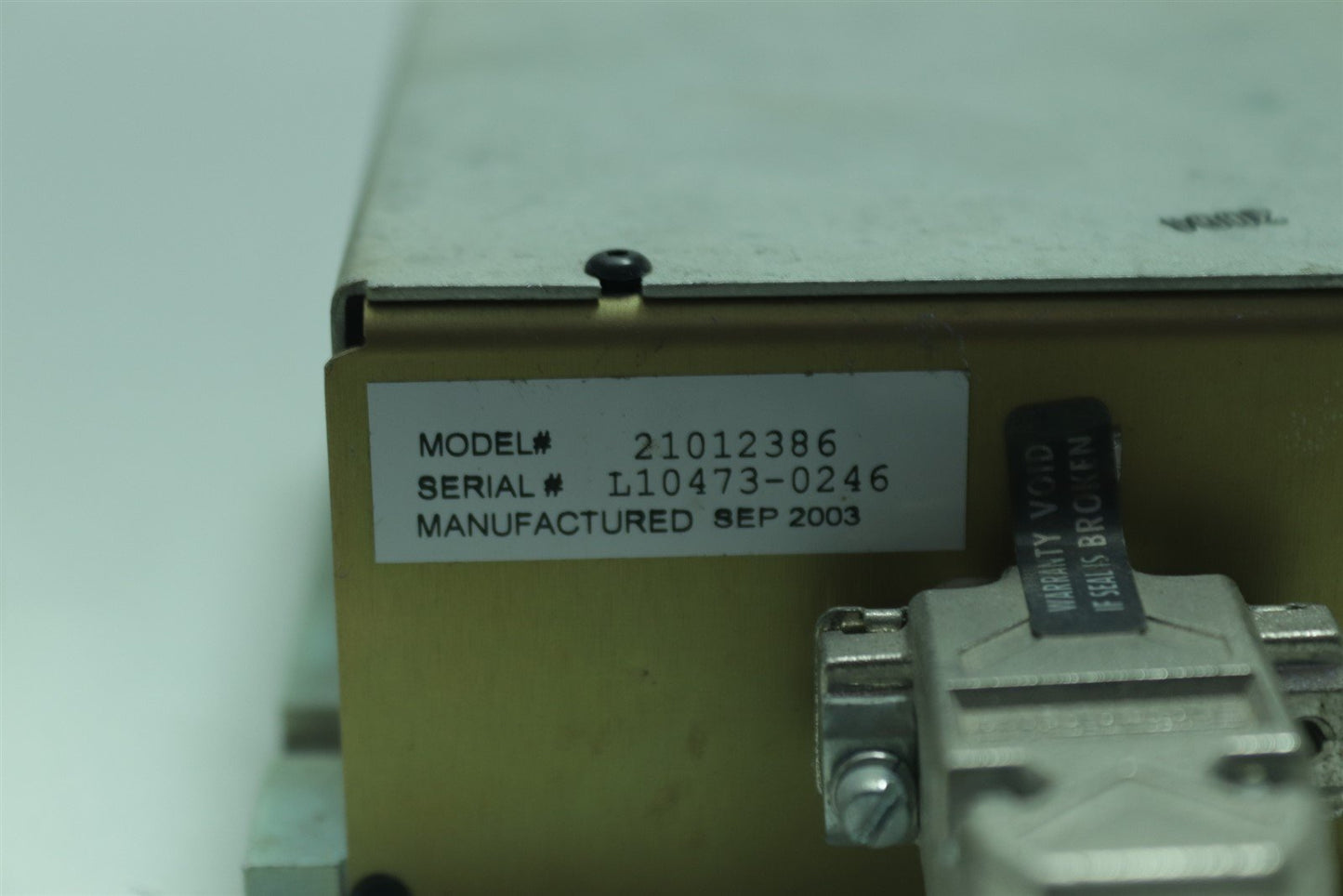 JDSU 21012386 Rev 002 Laser controller w/ Laser Head 4602-010-0485