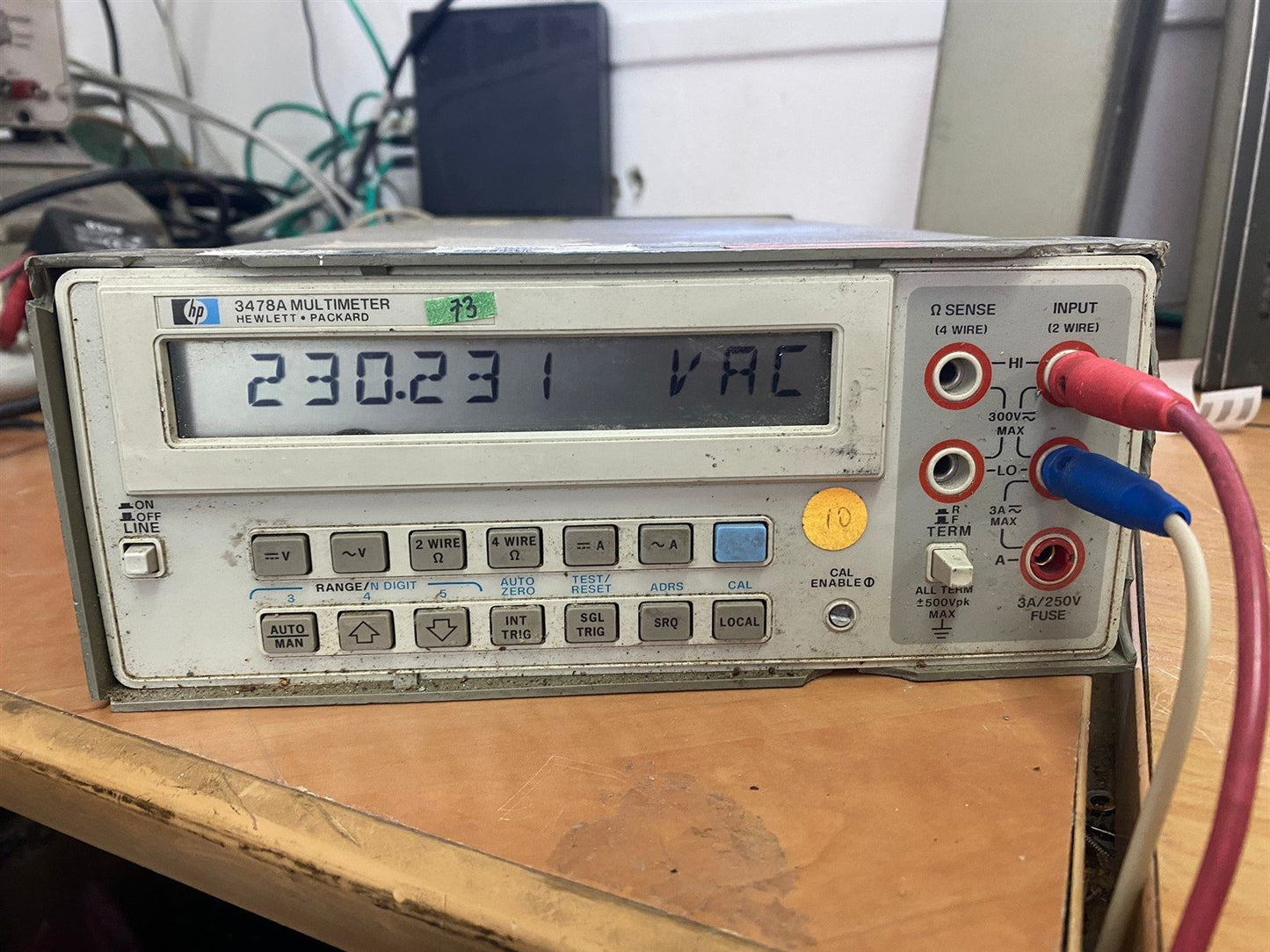 HP Agilent 3478A Digital Multimeter Tested Working!
