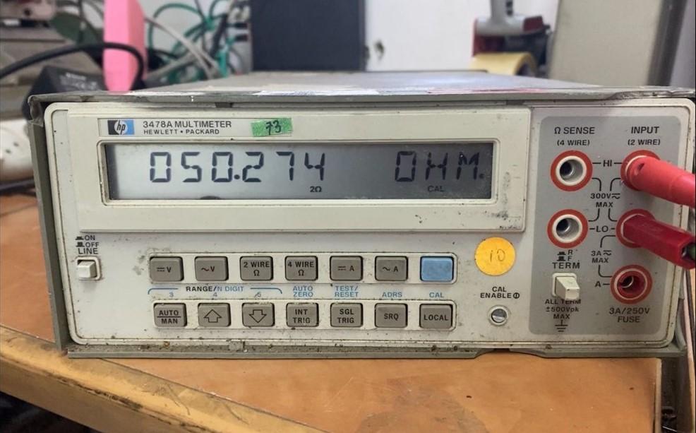 HP Agilent 3478A Digital Multimeter Tested Working!