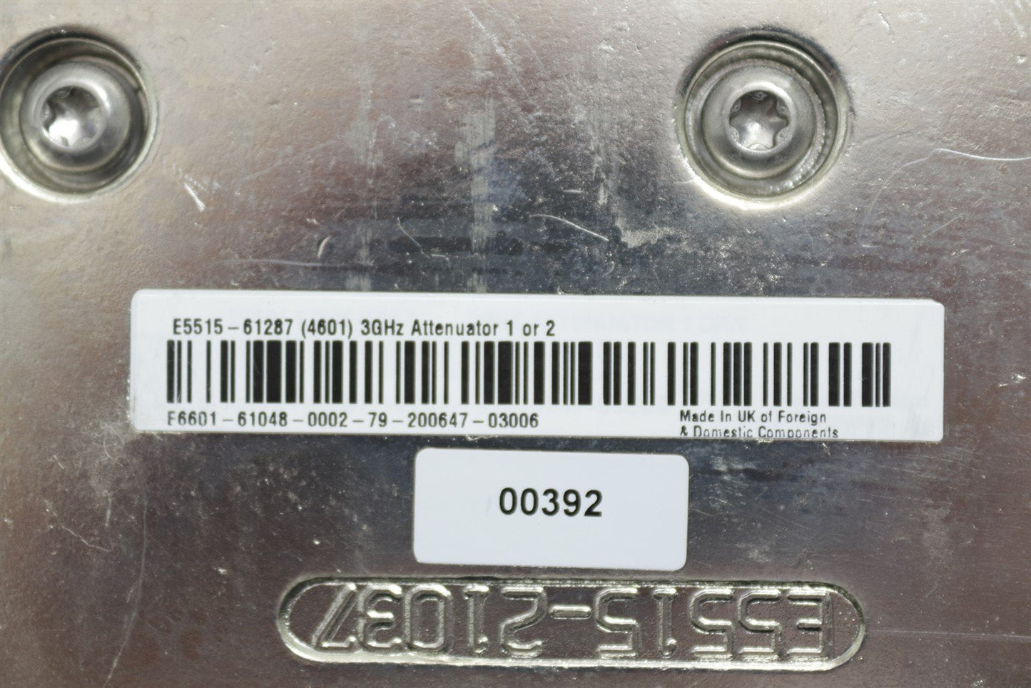 Agilent E5515-61287 3GHz Attenuator Board