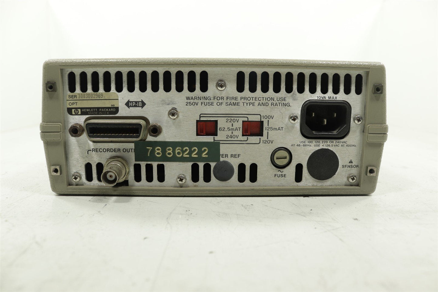 HP Keysight 437B RF Power Meter -70dBm to +44dBm 100kHz-110GHz Tested Calibrated