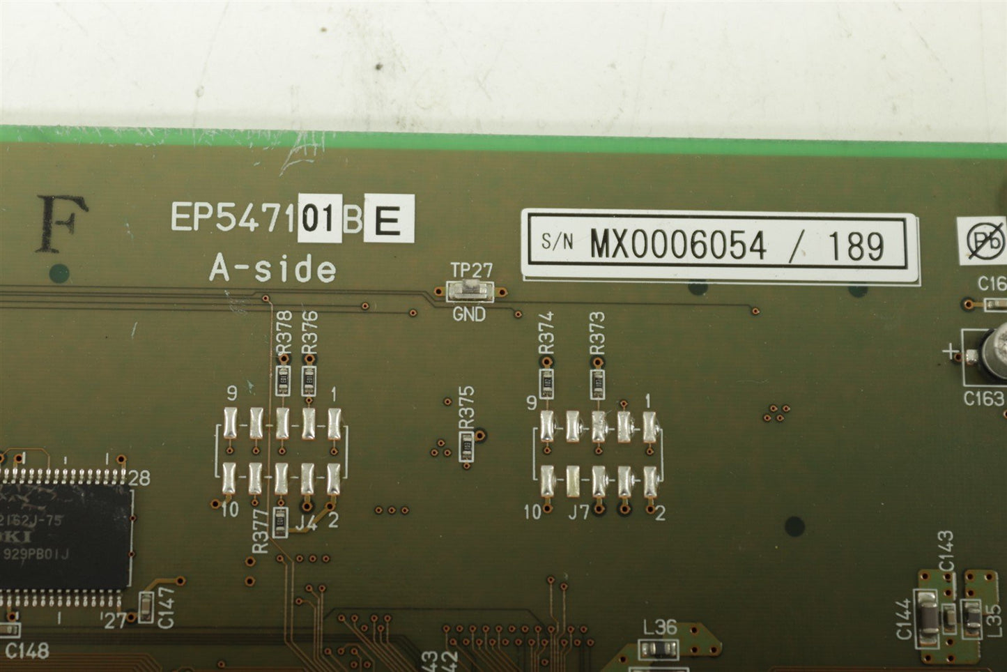 Aloka Ultrasound MP6337 PCB EP547101BE, 0919MX002
