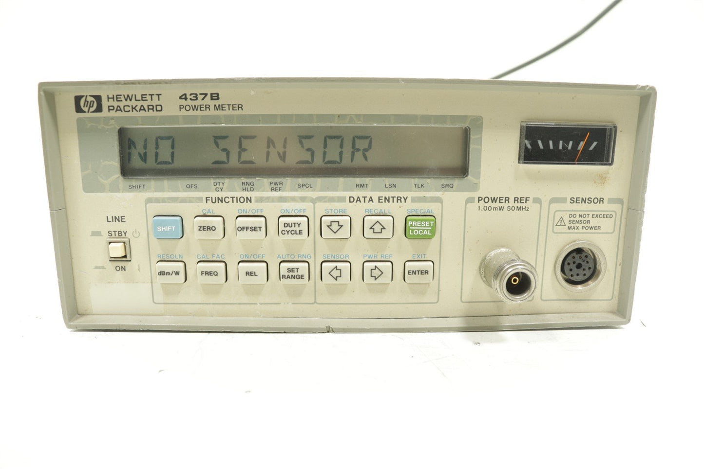 HP Keysight 437B RF Power Meter -70dBm to +44dBm 100kHz-110GHz Tested Calibrated